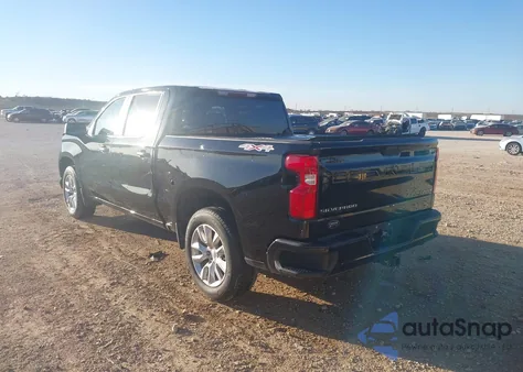 2021 Chevrolet Silverado 1500 4Wd Short Bed Custom из США, поврежденный, VIN 3GCPYBEH0MG137149